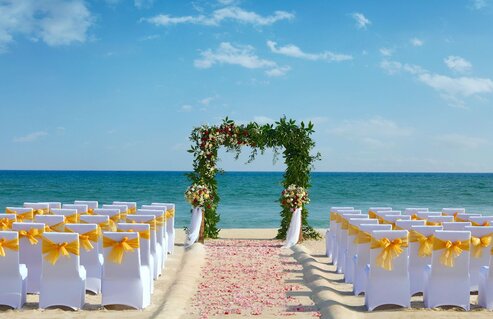 Al Baleed Resort Wedding Set-up