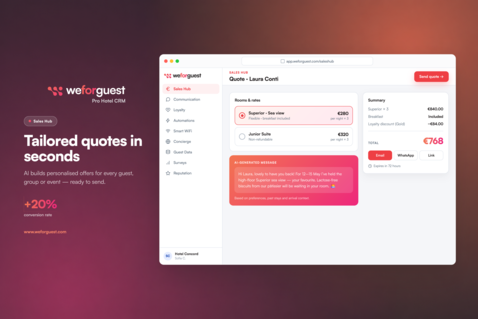 Preventivatore personalizzato con AI